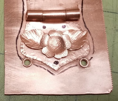 Judy Larson's Easy No Solder Hinges - , General Education, , rivet the pieces together